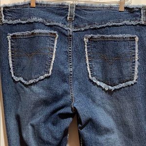 RT 66 STRETCH JEANS 20W RAW EDGE DENIM